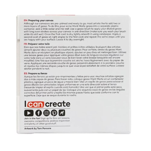 MONT MARTE SIGNATURE CANVAS Pine Frame Single 10x10cm(1)